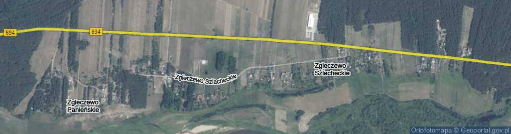 Zdjęcie satelitarne Zgleczewo Szlacheckie ul.